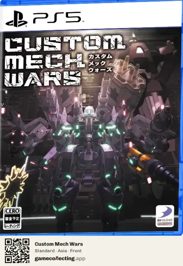 Custom Mech Wars PlayStation 5, Asia box front