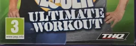 The Biggest Loser: Ultimate Workout, the PEGI square on its front
