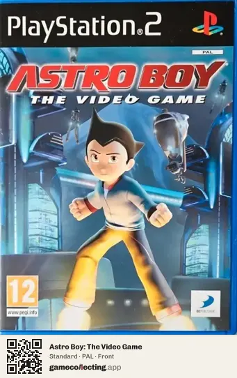Astro Boy: The Video Game PlayStation 2, PAL box front