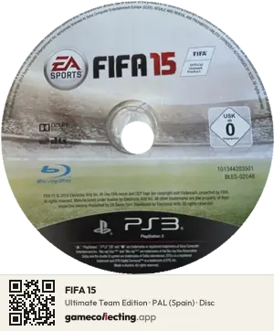 FIFA 15 PlayStation 3, PAL disc