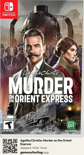 Agatha Christie: Murder on the Orient Express Nintendo Switch, NTSC box front