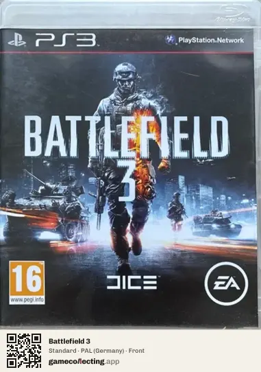 Battlefield 3 PlayStation 3, Germany box front