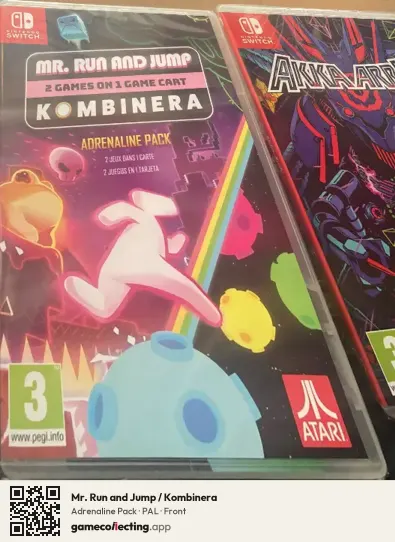 Mr. Run and Jump / Kombinera Nintendo Switch, PAL box front