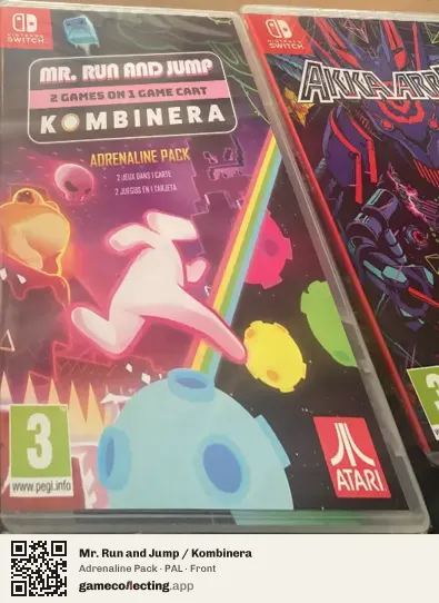 Mr. Run and Jump / Kombinera Nintendo Switch, PAL box front