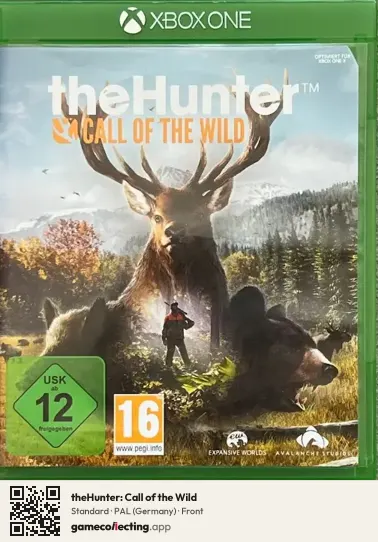 theHunter: Call of the Wild Xbox One, Germany box front