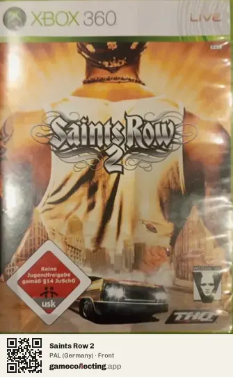Saints Row 2 Xbox 360, Germany box front