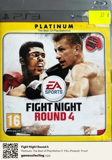 Fight Night Round 4 PlayStation 3, Poland box front