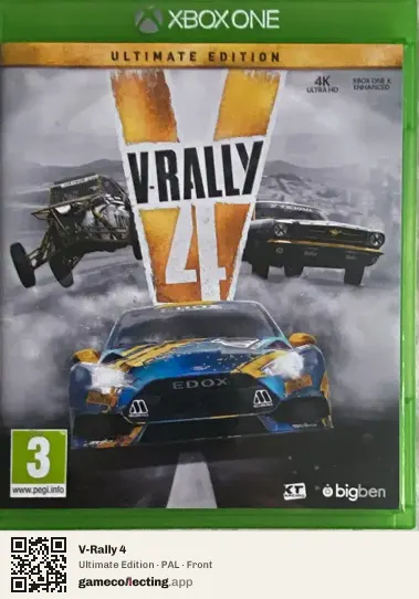 V-Rally 4 Xbox One, PAL box front