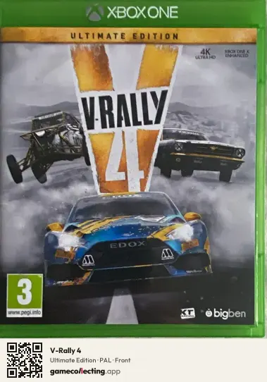 V-Rally 4 Xbox One, PAL box front