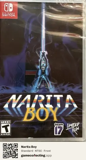 Narita Boy Nintendo Switch, NTSC box front