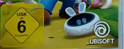 Mario + Rabbids Kingdom Battle, the USK square on its front