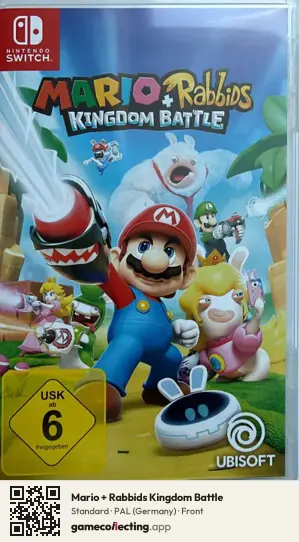 Mario + Rabbids Kingdom Battle Nintendo Switch, Germany box front