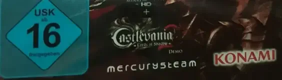 Castlevania: Lords of Shadow Collection, the USK square on its front