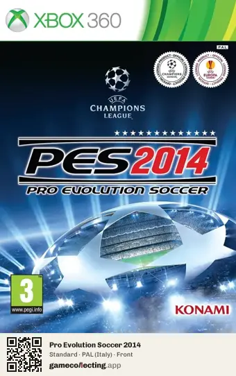 Pro Evolution Soccer 2014 Xbox 360, Italy box front