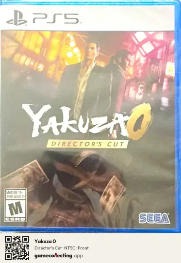 Yakuza 0 PlayStation 5, NTSC box front