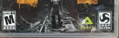 Metro: Last Light, the ESRB box on its front