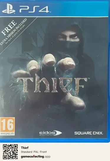 Thief PlayStation 4, PAL box front