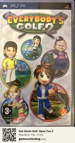 Hot Shots Golf: Open Tee 2 PlayStation Portable, PAL box front