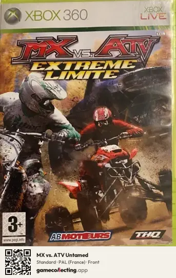 MX vs. ATV Untamed Xbox 360, France box front
