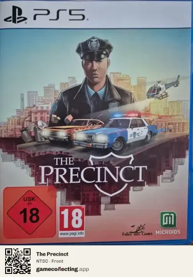 The Precinct PlayStation 5, NTSC box front