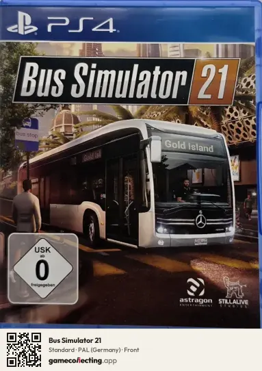 Bus Simulator 21 PlayStation 4, Germany box front