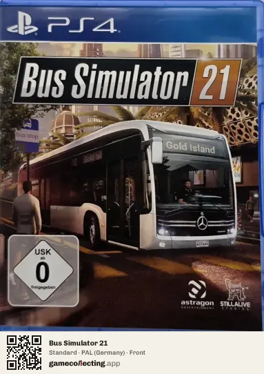 Bus Simulator 21 PlayStation 4, Germany box front