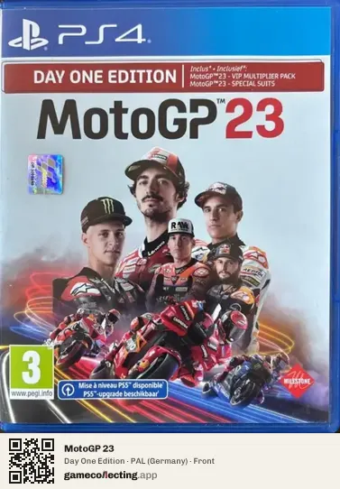 MotoGP 23 PlayStation 4, Germany box front