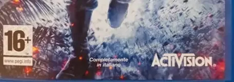 Call of Duty: World at War: Final Fronts, the PEGI square on its front