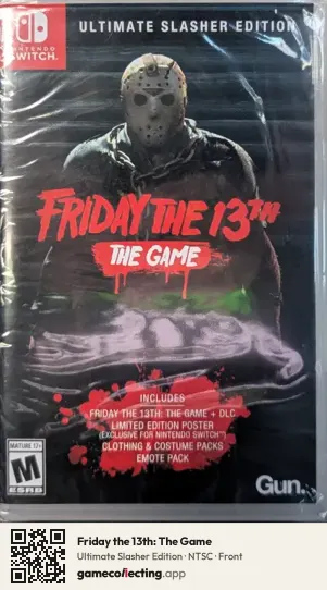 Friday the 13th: The Game Nintendo Switch, NTSC box front
