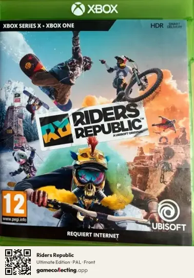 Riders Republic Xbox Series X, PAL box front
