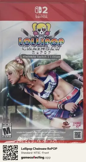 Lollipop Chainsaw RePOP Nintendo Switch 2, NTSC box front