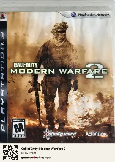 Call of Duty: Modern Warfare 2 PlayStation 3, NTSC box front
