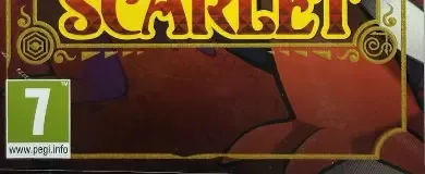 Pokémon Scarlet, the PEGI square on its front