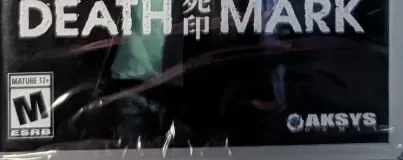Death Mark, the ESRB box on its front