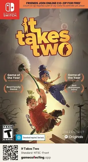 It Takes Two Nintendo Switch, NTSC box front