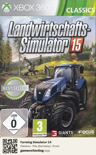 Farming Simulator 15 Xbox 360, Germany box front