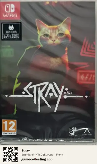 Stray Nintendo Switch, Europe box front