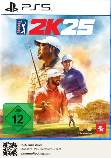 PGA Tour 2K25 PlayStation 5, Germany box front