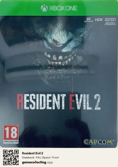 Resident Evil 2 Xbox One, Spain box front