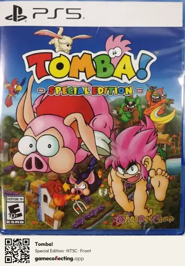 Tomba! PlayStation 5, NTSC box front