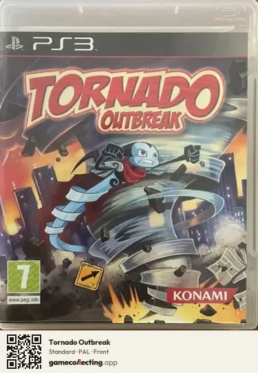 Tornado Outbreak PlayStation 3, PAL box front