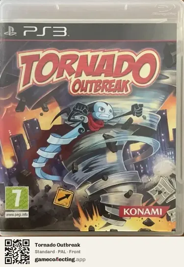 Tornado Outbreak PlayStation 3, PAL box front