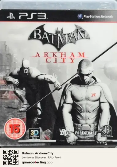 Batman: Arkham City PlayStation 3, PAL box front