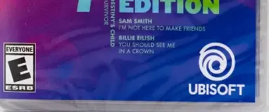 Just Dance 2024 Edition, the ESRB box on its front