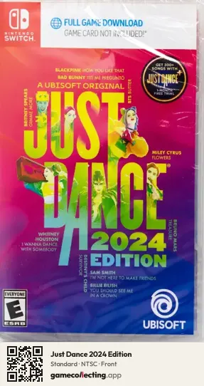 Just Dance 2024 Edition Nintendo Switch, NTSC box front