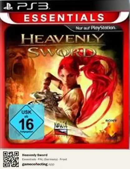 Heavenly Sword PlayStation 3, Germany box front