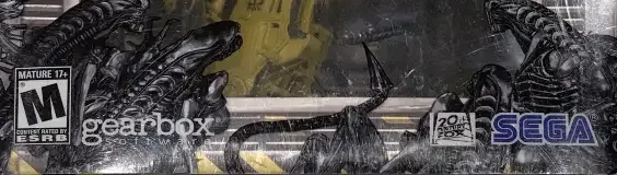 Aliens: Colonial Marines, the ESRB box on its front