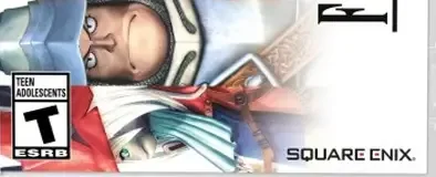 Final Fantasy IX, the ESRB box on its front