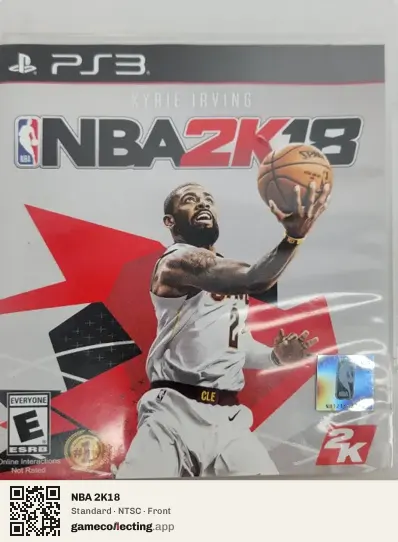 NBA 2K18 PlayStation 3, NTSC box front