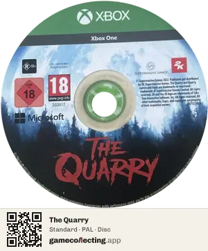 The Quarry Xbox One, PAL disc